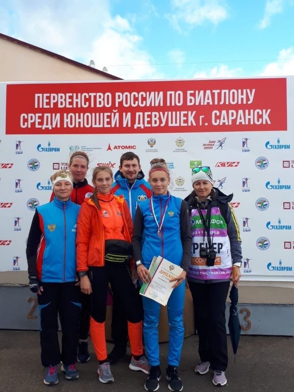 Биатлонисты спортшколы Луизы Носковой принесли Тюменской области первую медаль Первенства России