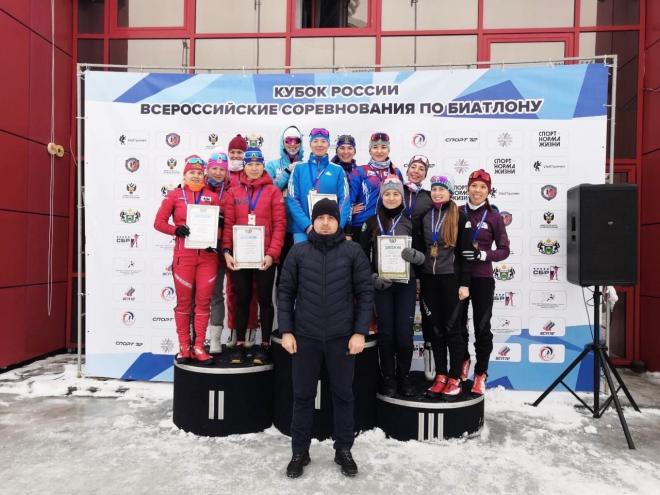 Тюменки завоевали бронзу Кубка России по биатлону