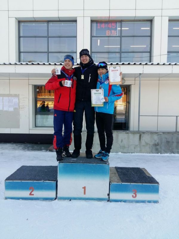 Воспитанники Центра подготовки спортивного резерва Л.Н. Носковой заняли весь пьедестал почёта на соревнованиях по лыжным гонкам