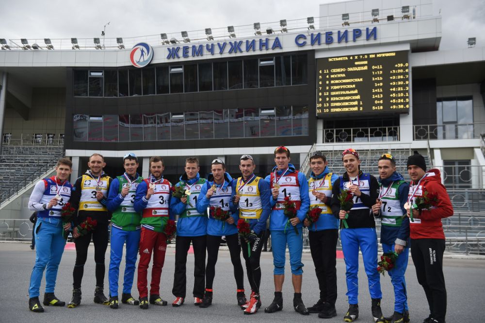 Тюменские биатлонисты завоевали бронзу чемпионата России в эстафете