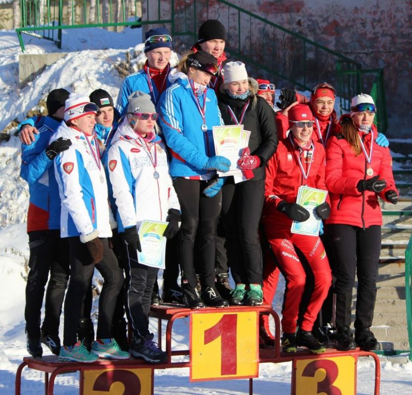 Биатлонисты Тюменской области завоевали «золото» и «серебро» в смешанной эстафете в Екатеринбурге