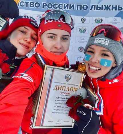 Тюменские спортсменки финишировали быстрее всех на Первенстве России по лыжным гонкам