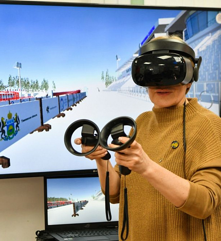 Создан единственный в России VR-тренажер для лыжников и биатлонистов