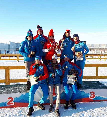 Призовые медали завоевали воспитанники ОСШОР Луизы Носковой на всероссийских соревнованиях по биатлону в Уфе