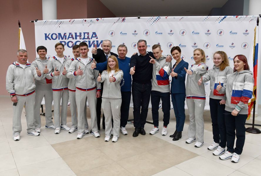 Команду России проводили на Европейский юношеский Олимпийский зимний фестиваль