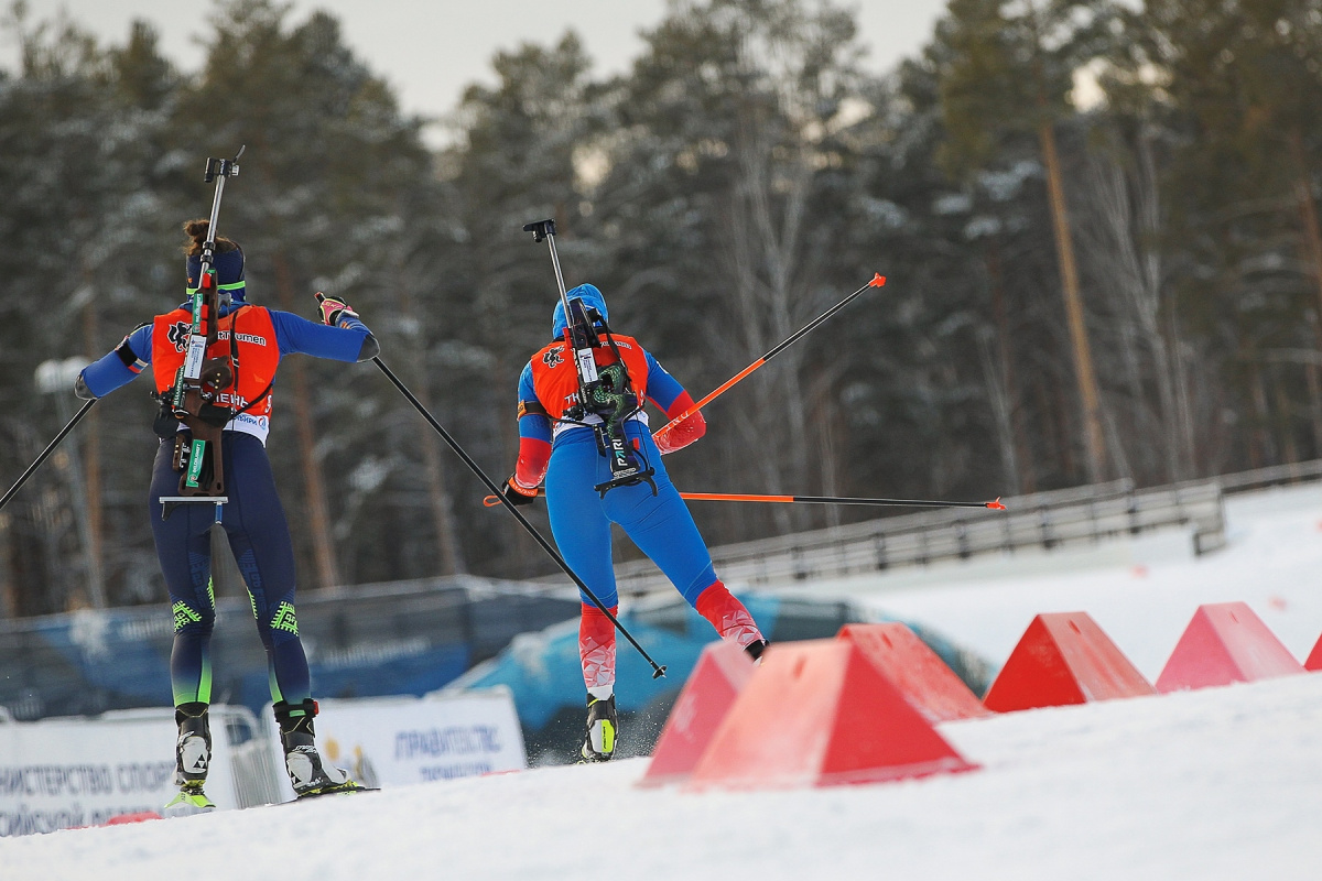 Петров и Полянская чисто стреляли и были очень близки к медалям в спринте на Универсиаде