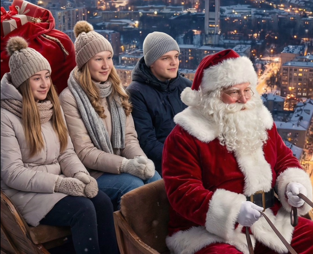 «Связь поколений». Шикарный новогодний фотоальбом воспитанников ОСШОР Носковой в стилистике прошлых лет (ВИДЕО)