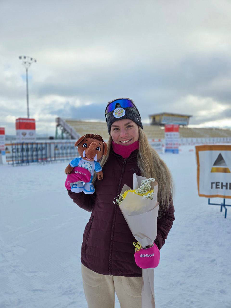 Виктория Сливко отличилась в лыжном старте!