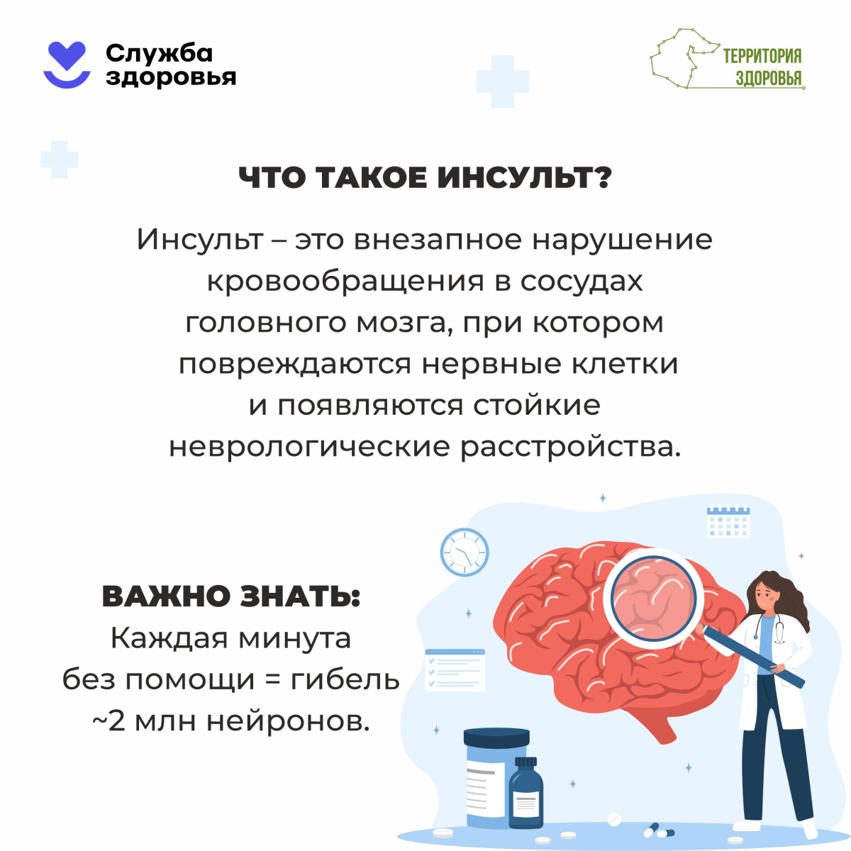 26 октября - 1 ноября. Неделя борьбы с инсультом