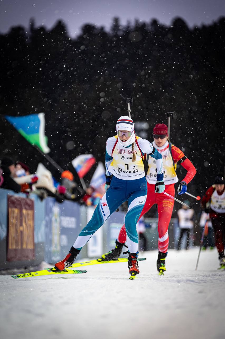 Виктория Сливко снова выиграла эстафетное золото на МЛКБ!