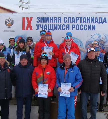 Тюменские биатлонисты выиграли всероссийскую Спартакиаду учащихся
